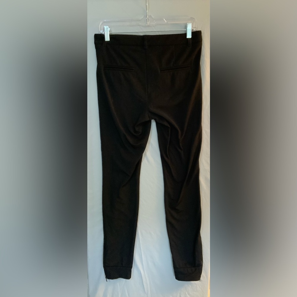 Cambio “Roseline” Side Stripe Pants Black Size 6 (36) Zip Ankles - Picture 9 of 14